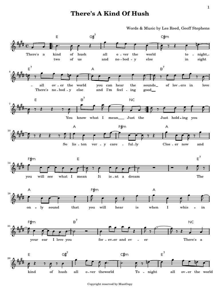 Theres a kind of hush pdf entertainment general 