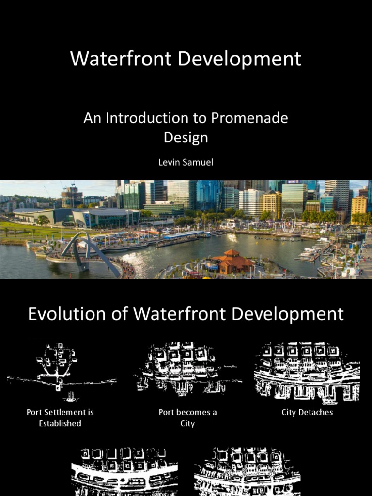 Promenade Design for Waterfronts | PDF | Landscape | Environmental Design