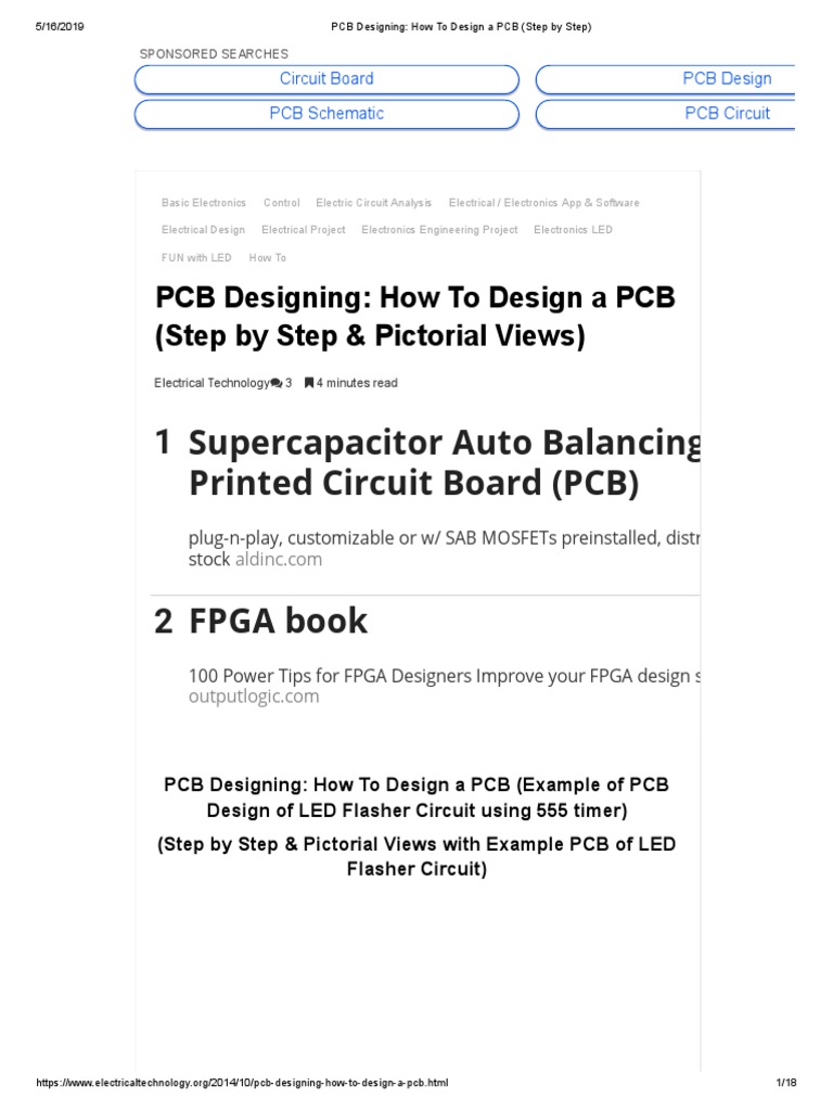 PCB Designing - How To Design A PCB (Step by Step) | PDF | Printed