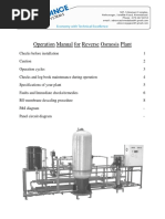 April 2025 RO Plant Maintenance Checklist | PDF | Membrane | Pump