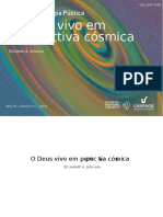 O Deus Vivo em Perpectiva Cósmica, Caderno de Teologia Pública Numero 51 - Capa