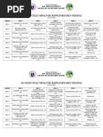 80 Days Cycle Menu - Feeding - San Antonio Es