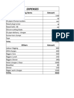 Expense Sheet