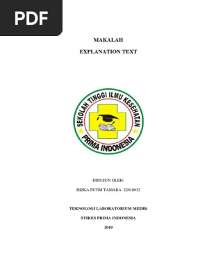 Explanation Text Makalah