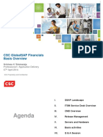 CSC Globalsap Financials Basis Overview: Srinivas C Timmaraju