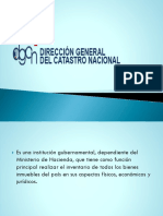 Expocision Dirección General Del Catastro Nacional