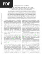 The Thermodynamics of Prediction