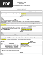 Item Construction Form Reading Comprehensin