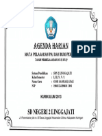 Agenda Harian Pai Budi Pekerti