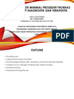 Prosedur Invasif Minimal Prosedur Thoraks: Bronkoskopi Diagnostik Dan Terapeutik
