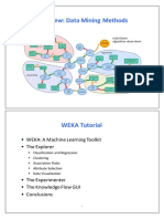 Overview: Data Mining Methods: WEKA: A Machine Learning Toolkit The Explorer