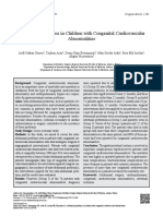 Abdominal Problems in Children With Congenital Cardiovascular Abnormalities