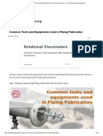 Rotational Viscometers: Piping Engineering