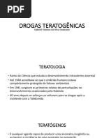 Drogas teratogênicas