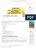 Documentación en SCRUM para Proyectos #Agile Vía @urtanta PDF