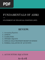 Fundamentals of Abm2: Statement of Financial Position (SFP)