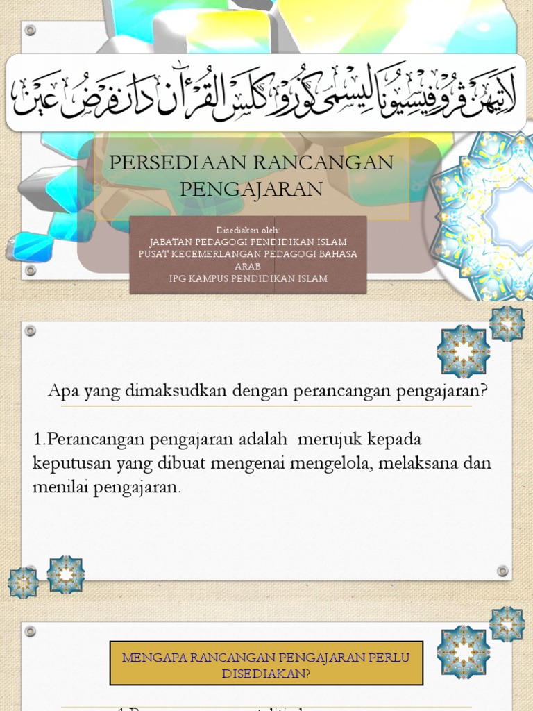 Template RPH 2025 untuk Tadika | PDF