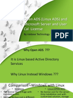 Open ADS (Linux ADS) and Microsoft Server and User Cal License