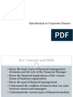 Introduction To Corporate Finance