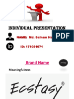 Brand Individual Presentation 