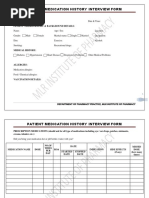 Medication Review (Examples of Forms For Documenting Medication Review ...