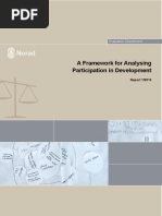 NORAD a Framework for Analysing Participation in Development