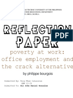 REACTIONPaper (Poverty at Work, Office Employment and The Crack Alternative)