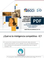 EXPOSICIÓN Modelos de Vigilancia e Inteligencia Competitiva