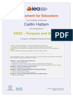 Iea-Aes2-Participation Certificate