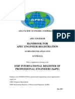 Apply for APEC Engineer Registration & EMF IntPE