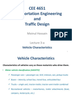 CEE 4651 Transportation Engineering and Traffic Design: Moinul Hossain Lecture 3-A