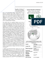 Pakistan: Islamic Republic of Pakistan