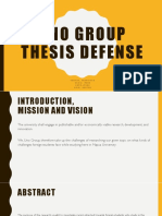 Uno Group Thesis Defense: Santos, Francisco Gadia, Mark Anpo, Jyune Adin, Dexter