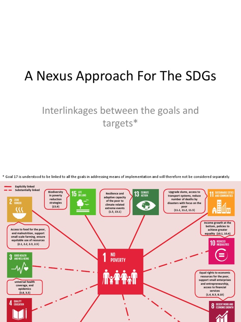 Nexus Approach to Sustainable Development Goals | PDF | Sustainability ...