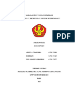 Makalah Bioteknologi Materi 2 Kelompok 9