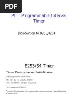 PIT: Programmable Interval Timer: Introduction To 8253/8254