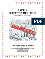 Type 2 Diabetes Mellitus: Kristel Dana A. Badua