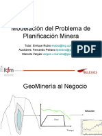 Modelamiento Del Problema de Planificación Minera