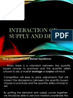 Interaction of Supply and Demand