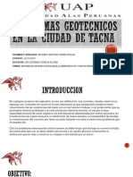 Problemas Geotecnicos en La Ciudad de Tacna PDF
