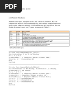 2.2.1 Numeric Data Types