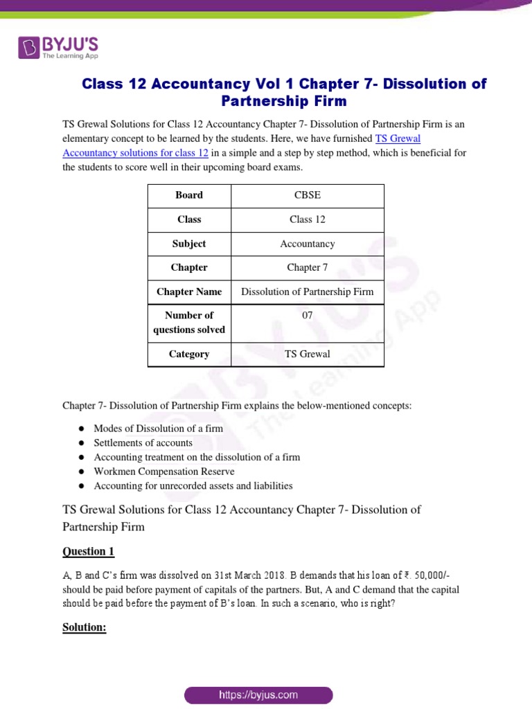 Ts Grewal Class 12 Accountancy Chapter 7 Pdf Pdf Investing Debt