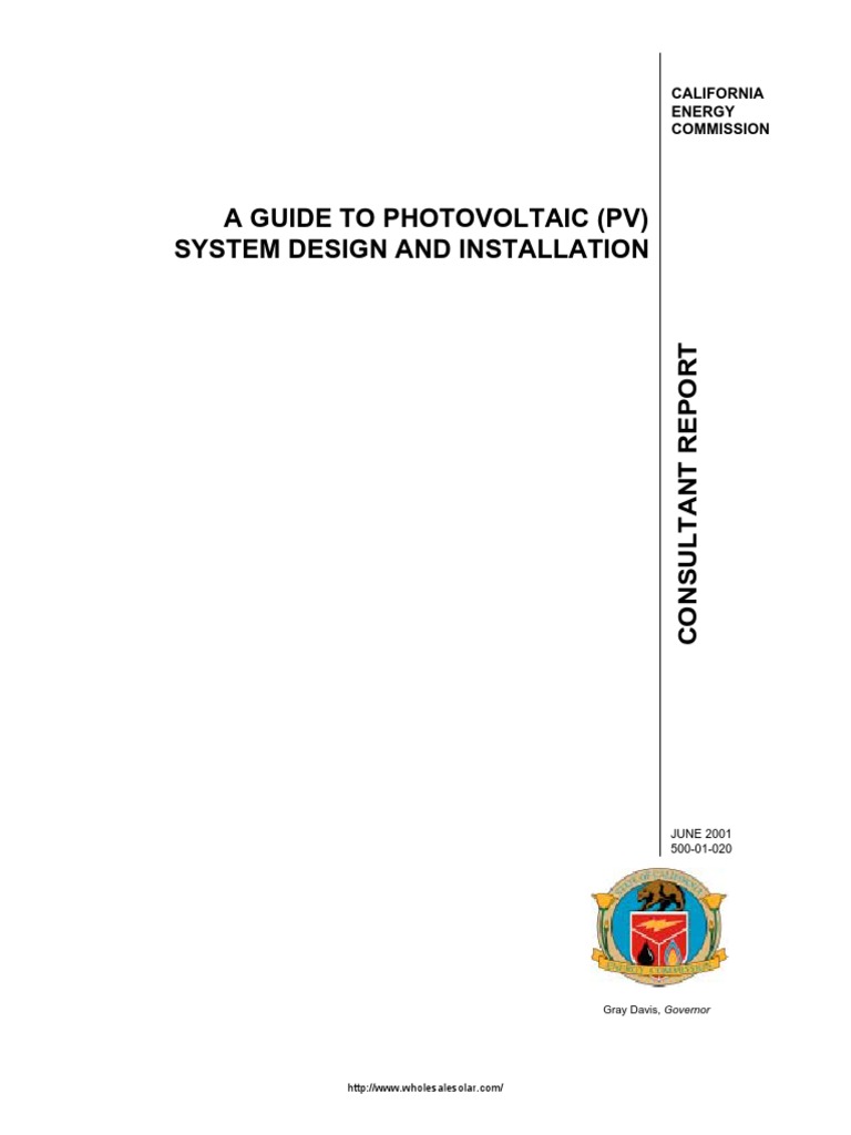 PV System Design and Installation Guide | PDF | Photovoltaic System ...