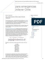 Brigada Para Emergencias Lampa Unilever Chile_ LEL (Límite Explosivo Inferior) Para El Gas de Calibración