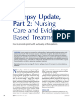 Epilepsy Update, Part 2: Nursing: Care and Evidence-Based Treatment