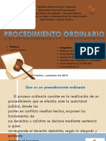 Presentación1 Procedimiento Ordinario