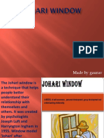 Johari Window Sanu