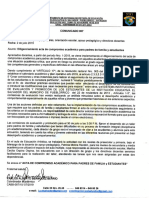 Diligenciamiento Acta de Compromiso Académico para Padres de Familia y Estudiantes