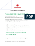 Talleres de Oración y Vida