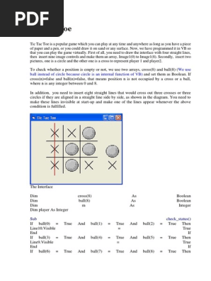Tic Tac Toe
